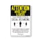 Signmission PSA, Office Staff And Guests Practice Social Distancing, 14in X 10in Decal, OS-NS-D-1014-25405 OS-NS-D-1014-25405 - alternate 1