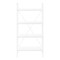 Homeroots 48" White Metal and Wood Four Tier Etagere Bookcase 489799 - alternate 7