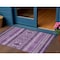 Homeroots 3' X 5' Purple Eggplant And Gray Southwestern Washable Indoor Outdoor Area Rug 582842 - alternate 1