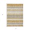 Homeroots 3' X 5' Gold Copper And Gray Striped Washable Indoor Outdoor Area Rug 598346 - alternate 9