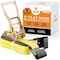 Xpose Safety Ratchet Straps Heavy Duty, 2 In x 27 FT Tie Down Straps Ratchet Operated with Flat Hooks, 4-PK RTD227-FH-4-X-S - alternate 1