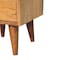 Homeroots 20" Brown Solid Wood Two Drawer Nightstand 651560 - alternate 5