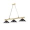 Z-Lite Cordon Heritage Brass 3 Light Billiard 2306-3HBR-MB15 - alternate 6
