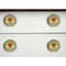 Homeroots Set of Twelve Green And White Floral Ceramic Drawer Pull Knobs, 12PK 358089 - alternate 7