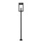 Z-Lite Hartwell 6-Light Outdoor Post Mounted Fixture, 15 in W x 125.5 H, Sand Black 5019PHXXLS-536P-BK - alternate 7