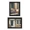 Homeroots Set Of Two A Picnic Getaway 2 Black Framed Print Wall Art, 2PK 406163 - alternate 5