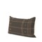Homeroots 22" X 22" Dark Green And Tan Lumbar Geometric Cotton Throw Pillow Cover with Texture 608200 - alternate 3