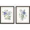 Homeroots Set Of Two Botana Black Framed Print Wall Art, 2PK 525799 - alternate 1