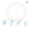 Infibrite 6 In 5CCT Selectable White 12 Watt 1200LM 0-10V Dimmable LED Light 120-277V IB-002-18-12W-10V - alternate 6
