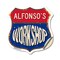 Signmission Alfonso's Workshop, 18 Inch X 18 Inch, Vinyl Decal SHI-D-18-489-ALFONSO - alternate 1