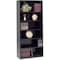 Tennsco 6-Shelf Stationary Bookcase, 78"x34-1/2" Black B-78BK - alternate 1