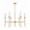 Z-Lite Esme Modern Gold 6 Light Chandelier 3047-6MGLD - alternate 1