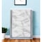 Homeroots 49" Silver And White Wood Faux Marble Lighted Five Drawer Dresser 564703 - alternate 1