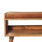 Homeroots 35in Brown Genuine Leather and Solid Wood Upholstered Storage Bench With Cabinet 717481 - alternate 7