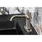 Kingston Brass One-Handle Single-Hole Bathroom Faucet with Deck Plate and Push Pop-Up Drain, Brushed Nickel KSD3548TKL - alternate 6