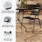 Flash Furniture 7PC Patio Set-55" Glass Table, 6 Black Chairs TLH-089REC-017CBK6-GG - alternate 13
