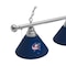 Holland Bar Stool Co Columbus Blue Jackets 3 Shade Billiard Light, Chrome Fixture BL3CHColBlu - alternate 5