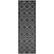 Homeroots 6' Charcoal And Black Geometric Indoor Outdoor Area Rug 556294 - alternate 6