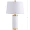 Jonathan Y Adams 23" Marble LED Table Lamp, White/Brass JYL5022A - alternate 7