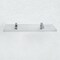 Fab Glass And Mirror Acrylic Shelf 6 x 30inces Chrome Bracket 3/4in Thickness Acrylic Pack of 1 AS19SC-6x30CH1P - alternate 6