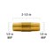 Proline Series Brass 1/2-in MIP x2-1/2-in Nipple BN-838NLB - alternate 4
