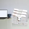 Acrimet Horizontal Triple File Folder Holder Organizer (Clear Crystal Color) 860.1 - alternate 5