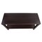 Homeroots Rectangular Teak Shower Outdoor Bench With Shelf In Brown Finish 376669 - alternate 7