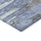 Homeroots 5' X 8' Blue Gray And Silver Abstract Washable Indoor Outdoor Area Rug 582381 - alternate 5