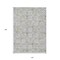 Homeroots 10' X 14' Gray Ivory And Brown Floral Washable Indoor Outdoor Area Rug 595960 - alternate 8
