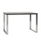 Homeroots 47" Gray and Silver Wood and Stainless Steel Sled Writing Desk 556634 - alternate 7