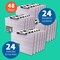 Flipside 9 x 12 Two Sided Red & Blue Ruled/Dry Erase with attached marker Class Pack 24 19234 - alternate 5