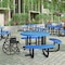 Flash Furniture Round Blue, Polyethylene, Steel, 82.5 in L SLF-EMR46ADA-HL60L-BL-GG - alternate 1