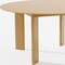 Homeroots 59" Natural Solid Wood Round Top Dining Table 712865 - alternate 5