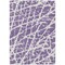 Homeroots 10' X 14' Purple and White Abstract Washable Non Skid Indoor Outdoor Area Rug 559315 - alternate 6