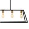 Jonathan Y Floyd 38" 5-Light Bohemian Farmhouse Iron Adjustable LED Pendant, Black/Brass Gold JYL7521D - alternate 10