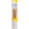 Princeton RealValue Brush Set, Natural Bristles, Short Handle Mixed Media Paintbrush, Yellow, 3-Piece Set, 6PK PR9104 - alternate 2