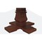 Homeroots 58" Brown Solid Wood Pedestal Base Round Top Dining Table 544742 - alternate 9