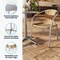 Flash Furniture Round Table Set, Aluminum, Plastic, Rattan, Stainless Steel, Grey TLH-ALUM-32RD-020BGECHR4-GG - alternate 9