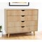 Homeroots 35" Natural Wood Four Drawer Dresser 489232 - alternate 5