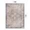 World Rug Gallery Beige Floral Medallion Washable Rug - Low Pile, Non-Slip 9 ft x 12 ft WR174BEIGE9X12 - alternate 6