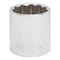 Vulcan Drive Socket, 1-1/4 in Socket, 1/2 in Drive, 12-Point, Chrome Vanadium Steel, Chrome MT6525893 - alternate 1