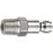 Amflo 1/4 In. Coupler Plug With 1/4 In. Male Thread Automotive T Style, 10PK CP1 - alternate 1