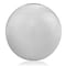 Homeroots 3" White Aluminum Decorative Orb Tabletop Sculpture 354717 - alternate 1