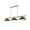 Z-Lite Vanguard Rubbed Brass 3 Light Billiard 3050-3RB-SMB - alternate 7