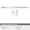 Amerock Cyprus 8-13/16 inch 224mm Center-to-Center Satin Nickel Cabinet Pull BP26209G10 - alternate 3