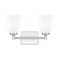 Z-Lite Oren 2-Light Vanity, 16 in W, Brushed Nickel 7004-2V-BN - alternate 6