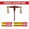 Mytee Products PRO Heavy Duty Chain Binder Ratchet Style 5/16in - 3/8in w/Grab Hooks, 7,100 lbs WLL CBRS516-PRO - alternate 7
