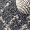 Jonathan Y Mercer Shag Plush Tassel Moroccan Tribal Geometric Trellis Blue/Cream 8 ft. x 10 ft. Area Rug MCR102A-8 - alternate 7