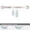 Amerock Candler 10-1/16 inch 256mm Center-to-Center Satin Nickel Cabinet Pull BP29352G10 - alternate 3