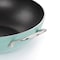 Martha Stewart 12 Inch Aluminum Nonstick Essential Pan with Lid in Turquoise 129267.02 - alternate 5